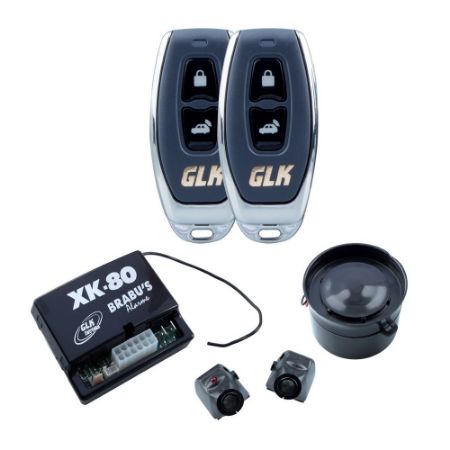 Alarme Automotivo GLK Brabus com 2 Controles - GLK ELETRONICA XK80