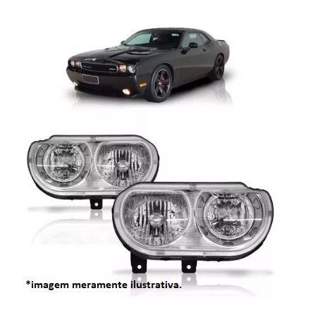 Farol Principal DODGE CHALLENGER Lado Esquerdo - AUTOMOTIVE IMPORTS ZN1313256