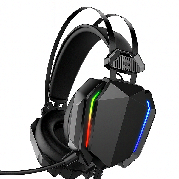 Fone de Ouvido Headset Gamer com Iluminação LED