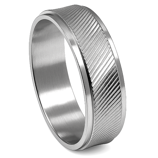 Aliança de Namoro Prata 950 Feminina 5,0mm Unidade | ALI122