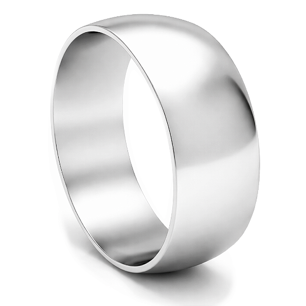 Aliança de Namoro Prata 950 Masculina 6,8mm Unidade | ALI131