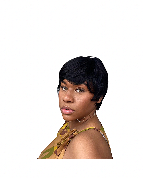 Lace wig Moderninha curta 15 cm 100% Humano