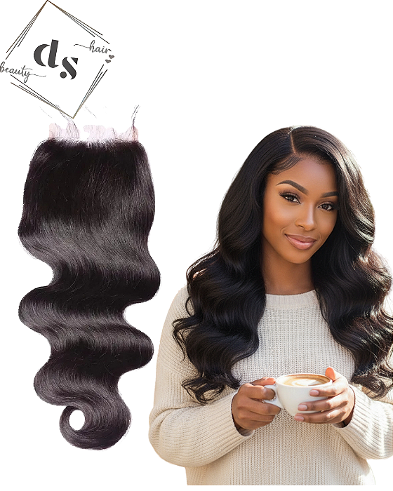 Top Closure Cacheado 4x4 - 35 a 45cm