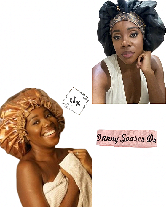 Kit pro touca para dormir e touca pra banho