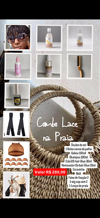 Combo Lace na Praia