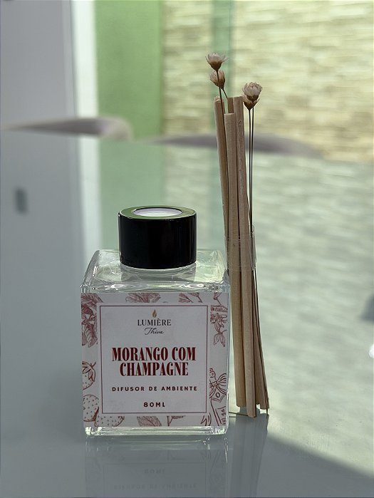 Difusor de Ambiente Morango com Champagne – 80ml