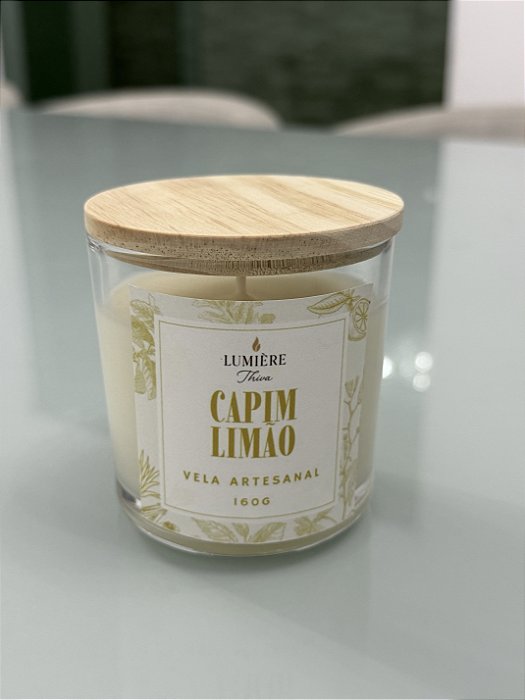 Vela Aromática Capim Limão - 160 g