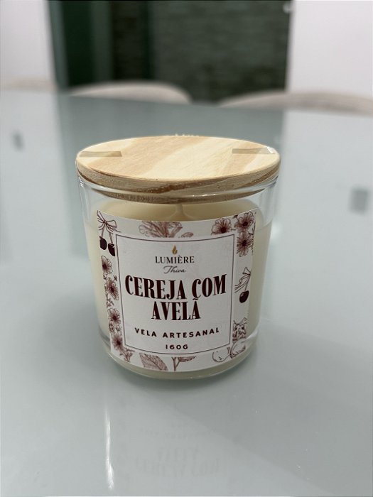 Vela Aromática Cereja com Avelã - 160 g