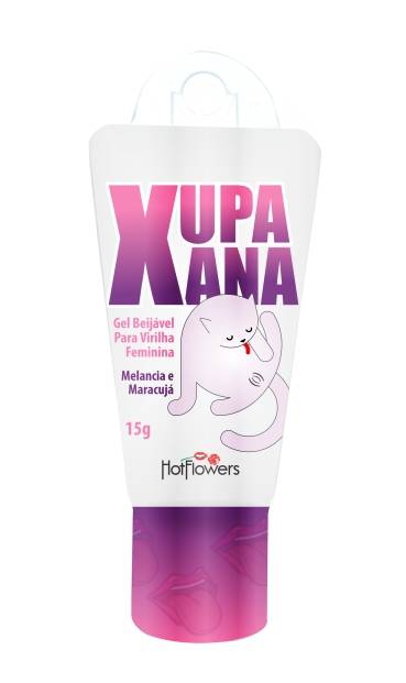 Gel Beijável Sabor Maracujá e Melancia Xupa Xana 15g