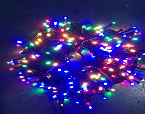 Pisca de Natal 300 Leds Colorido 8 Funções com memória IP65 bivolt 30 Metros.