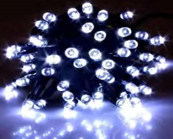 Pisca 400 LEDS bolinha Branco Frio 9 funções bivolt 12 metros IP65 com memória.