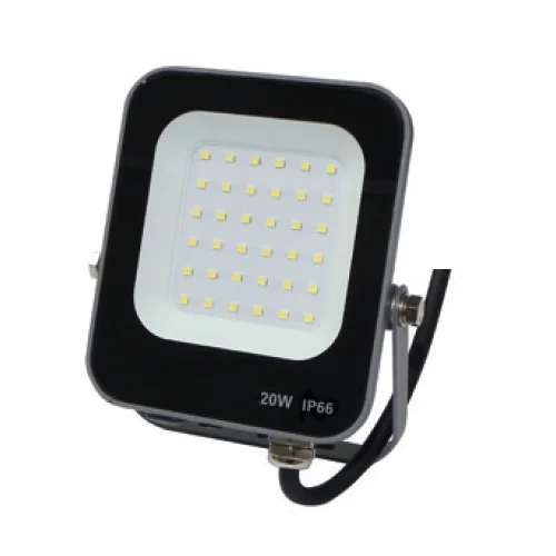 Refletor LED MAX 20W 2400 lumens 6500K branco frio SMD IP66 bivolt.