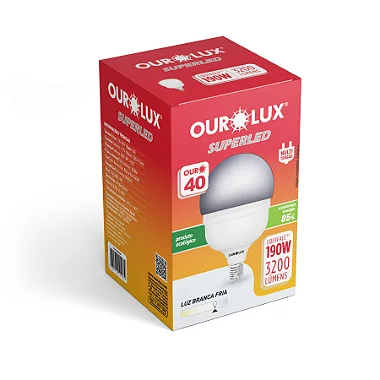 Lâmpada Superled Alta Potência T 28W Bivolt 6500K E40.