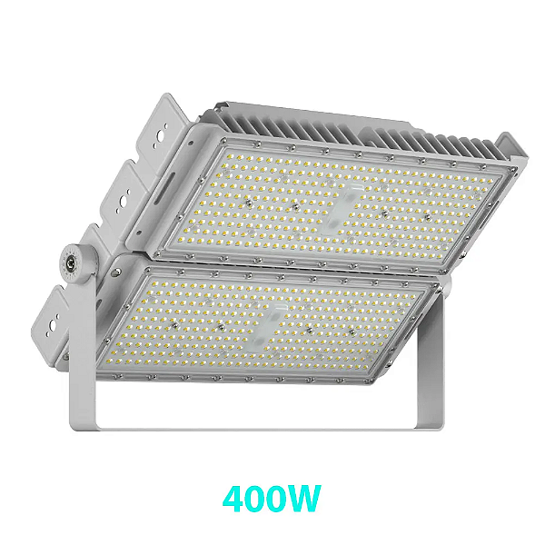 Refletor holofote modular LED 400W 56000lm 5000K/6500K IP67.
