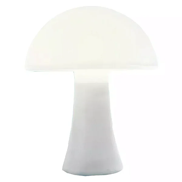 Luminária Mushroom Ø25x31cm Polietileno Branco.