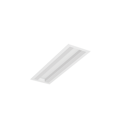 Luminária de Embutir LED Kiini Retangular 4000K 29,5W Bivolt 45,5x13,5x3,5cm Acrílico, Corpo e Refletor Branco Fosco.