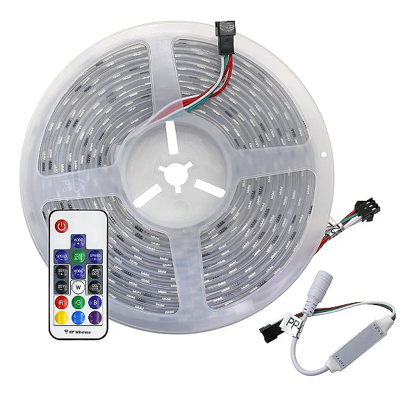 Fita Led Digital Rgb Endereçavel 2811 Ip67 300 Led 5 Metros.