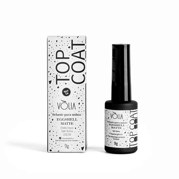 TOP COAT SELANTE PARA UNHAS EGGSHELL MATTE VOLIA