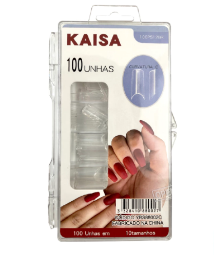 TIPS CURVATURA C C/100 TRANSPARENTE KAISA
