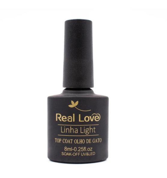 TOP COAT REAL LOVE OLHO DE GATO 8ML