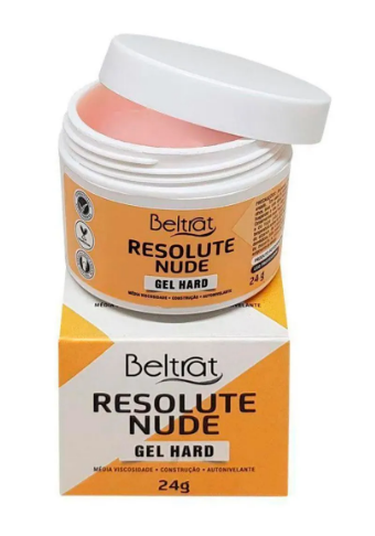 GEL RESOLUTE NUDE HARD 24G
