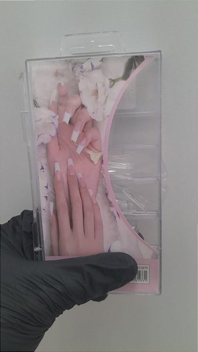 TIP MANDORLA RUSSA TRANSPARENTE - 100 UNI