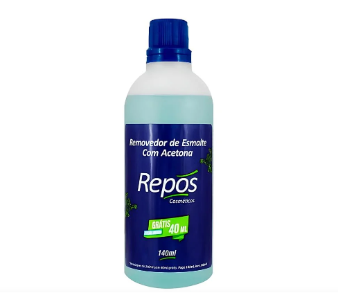 REMOVEDOR DE ESMALTE REPOS COM ACETONA 140ML
