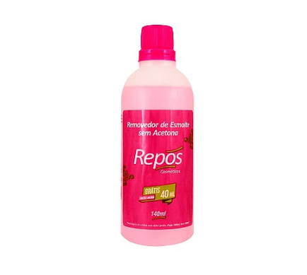 REMOVEDOR DE ESMALTE REPOS SEM ACETONA 140ML