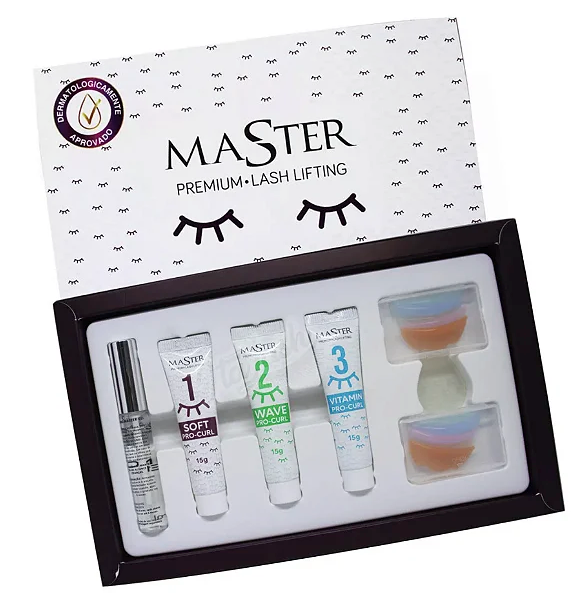 KIT LASH LIFTING MASTER PREMIUM PARA PERMANENTE DE CILIOS