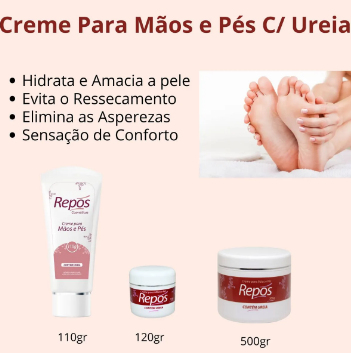 CREME REPOS C/UREIA 500G
