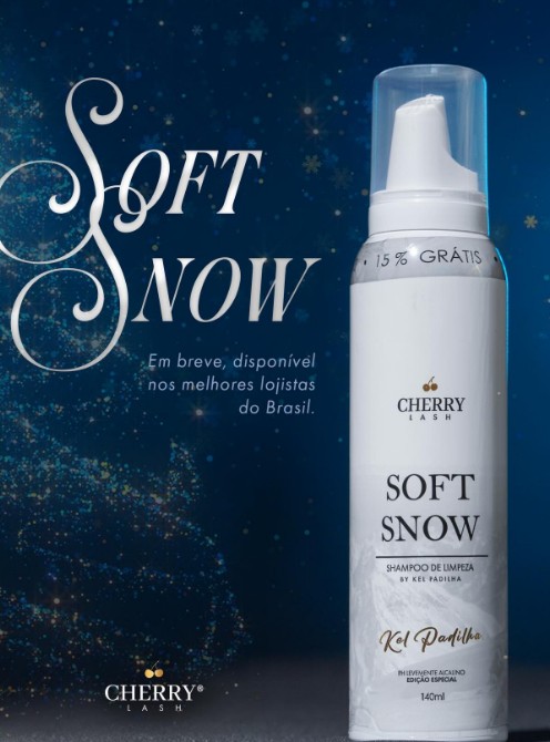 SOFT SNOW SHAMPOO MOUSSE CHERRY 120 ML + 15% GRATIS