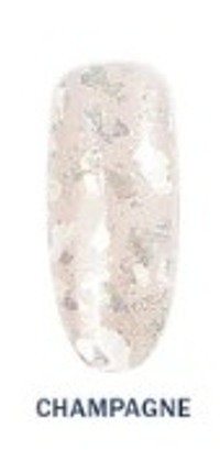 PÓ FLAKE DOURADO CHAMPAGNE BLUWE