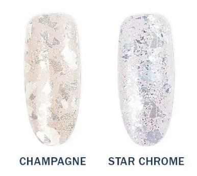 PÓ FLAKE DOURADO CHAMPAGNE BLUWE