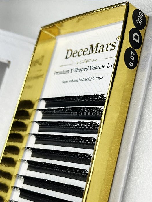 CILIOS PRETO Y DECEMARS INDIVIDUAL 0,07D 9MM