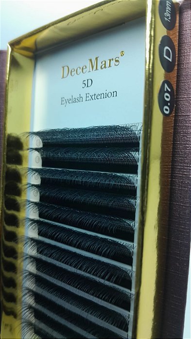 CILIOS PRETO DECEMARS 5D 0,07D 13MM