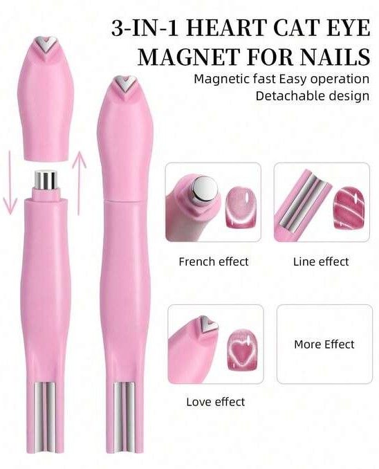 IMÃ MAGNETICO CORAÇÃO 3 EM 1 BELLA ROSA