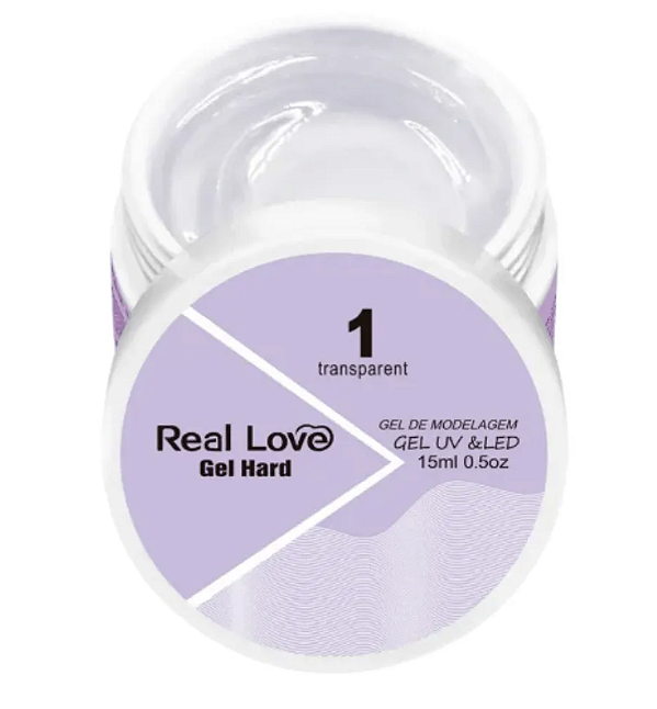 GEL HARD TRANSPARENTE 1 REAL LOVE