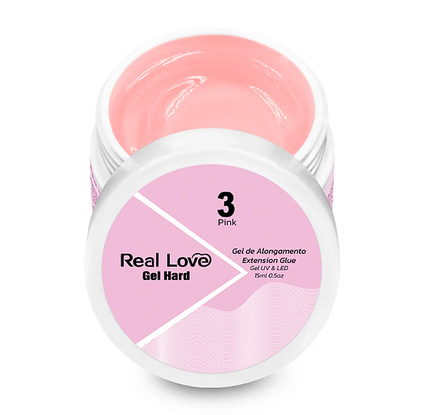 GEL REAL LOVE HARD 3 PINK 15 ML