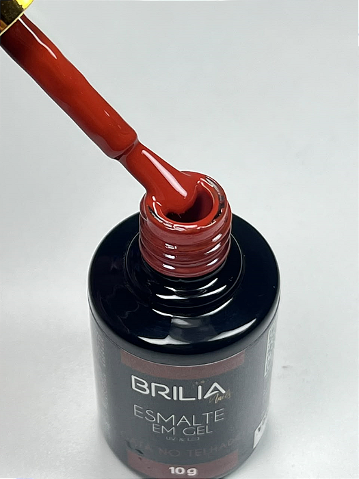 ESMALTE GEL GATA DO TELHADO BRILIA NAILS