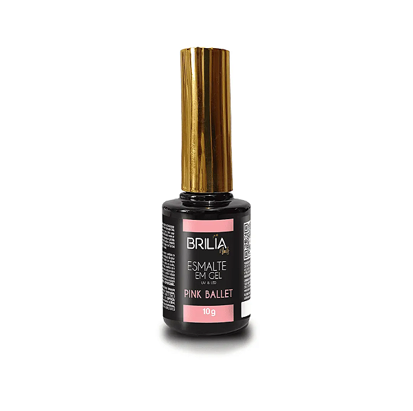 ESMALTE GEL PINK BALLET BRILIA NAILS