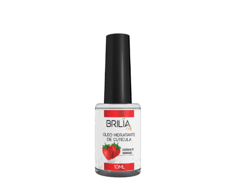ÓLEO DE CUTÍCULAS MORANGO BRILIA 10ML