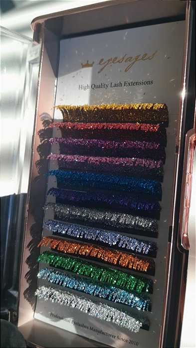 CILIOS COM GLITTER 12MM D
