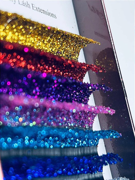 CILIOS COM GLITTER 12MM D