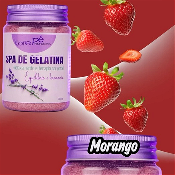 SPA DE GELATINA - MORANGO