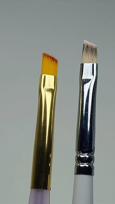 PINCEL PARA GEL HELEN COLOR COM TAMPA 6# CHANFRADO