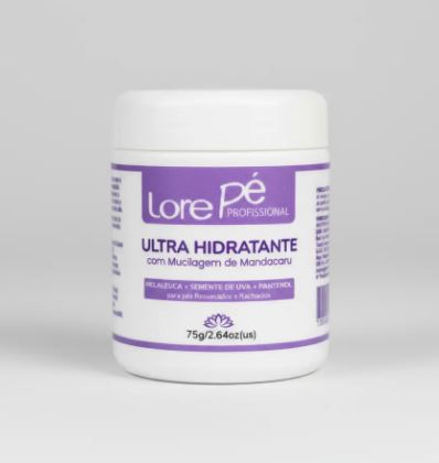 ULTRA HIDRATANTE COM MUCILAGEM DE MANDACARU 75G LORE PÉ
