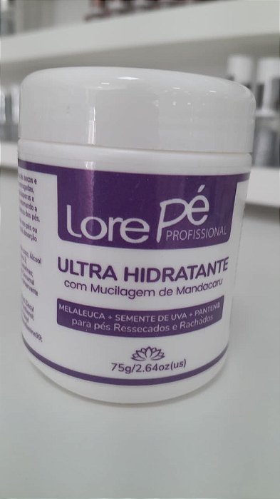 ULTRA HIDRATANTE COM MUCILAGEM DE MANDACARU 75G LORE PÉ
