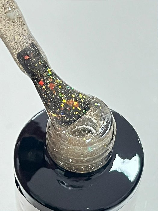 TOP COAT C/ GLITTER GOLD GLOW 9G KAISA