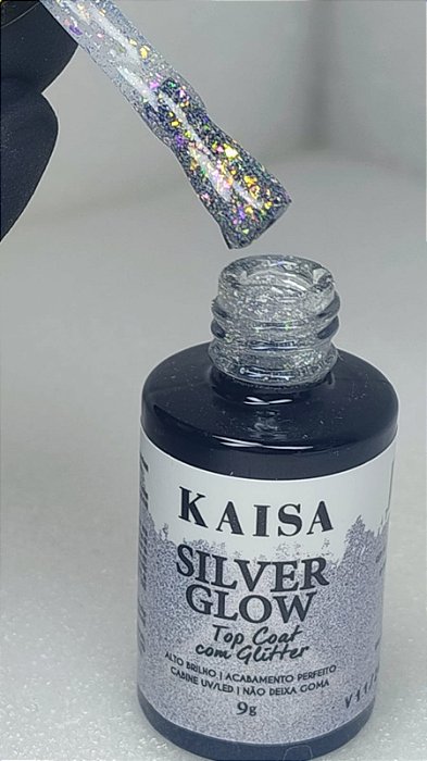 TOP COAT LUXO SILVER KAISA 9G