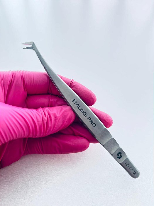 PINÇA PARA CILIOS STALEKS PRO TE-44-12- SERIE EXPERT